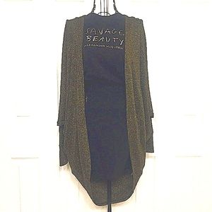 Kimono style batwing sleeve cardigan